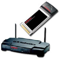 Us robotics USR805452 802.11g Wireless Turbo PC Card and Router